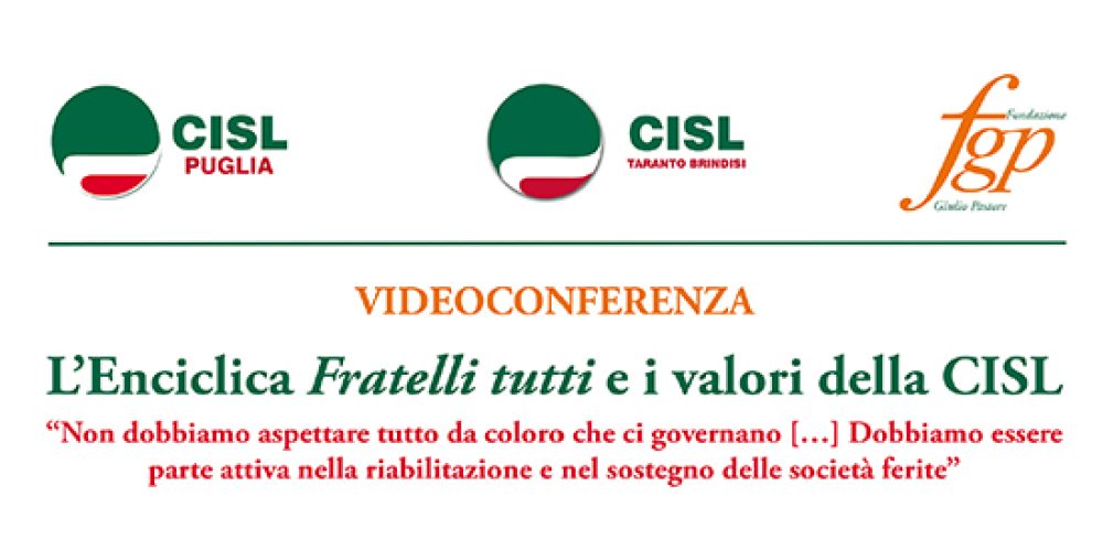 L’Enciclica Fratelli tutti e i valori della CISL