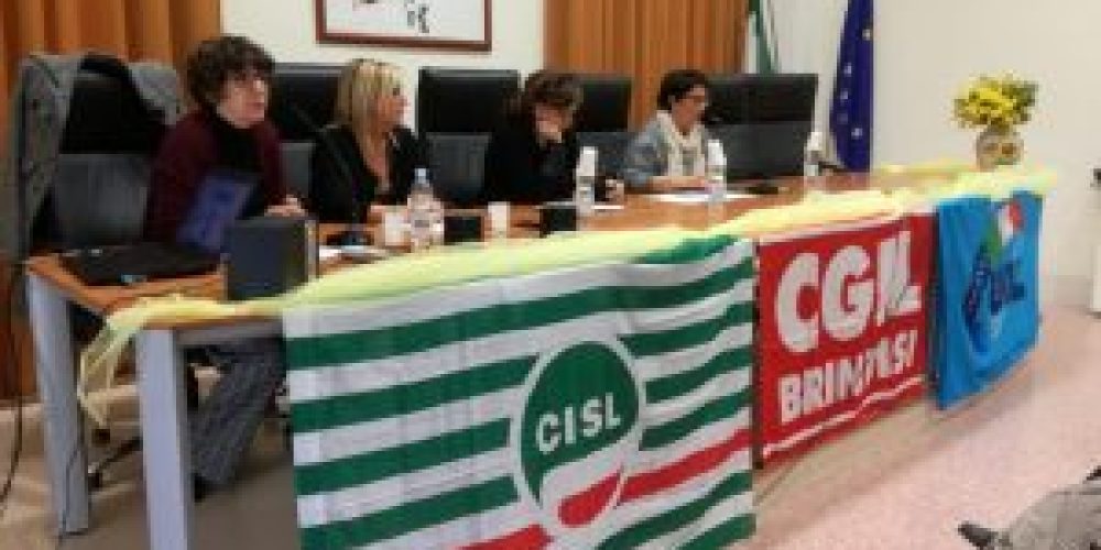 8 Marzo CGIL CISL UIL a Brindisi