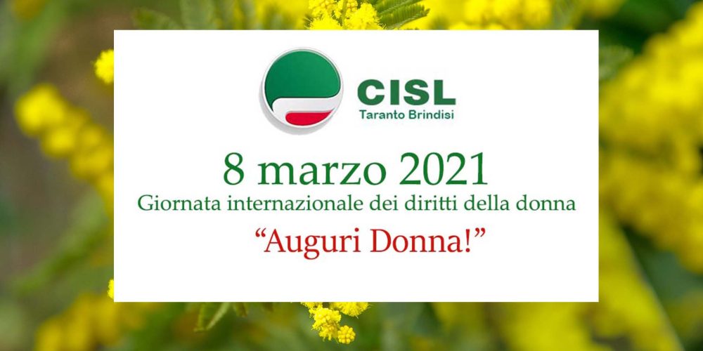 8 marzo 2021 – Giornata internazionale dei diritti della donna