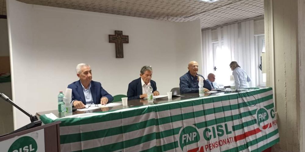 I lavori del Consiglio Generale dei pensionati (FNP) Cisl Taranto Brindisi